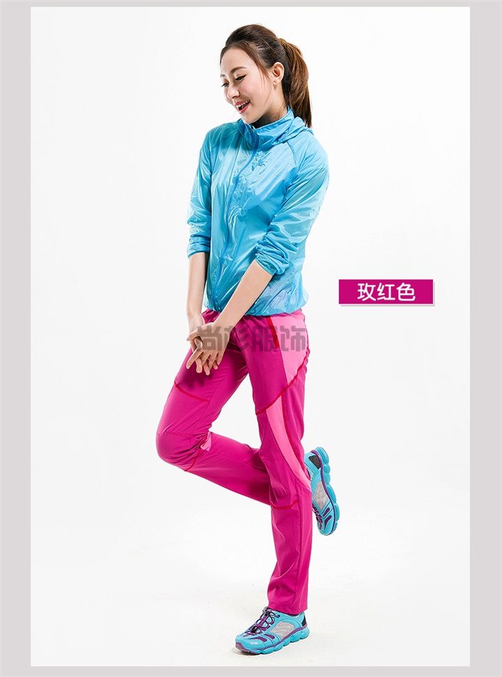 女款粉色時尚速干褲S530(圖5)